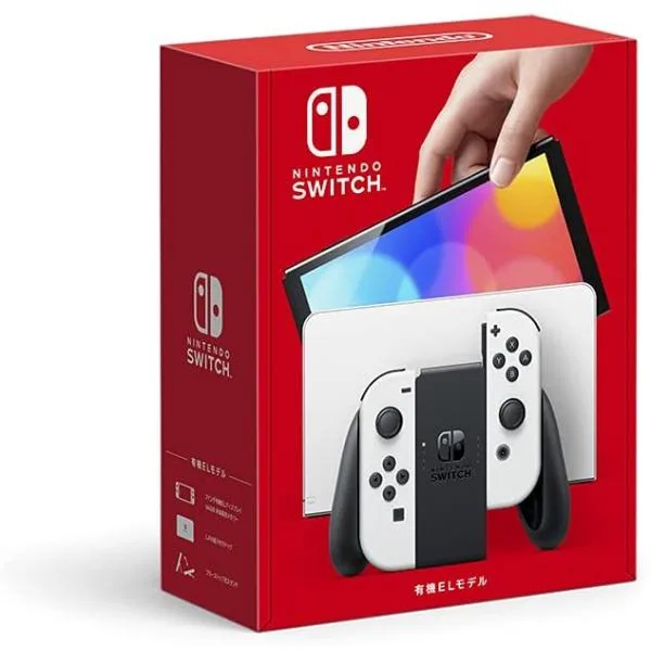 【送料無料】【中古】Nintendo Switch 本体 Nintendo Switch(有機ELモデル) Joy-Con(L)/(R) ホワイト
