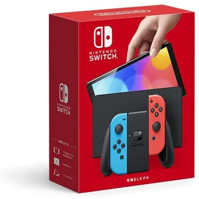 【送料無料】【中古】Nintendo Switch 本体 Nintendo Switch(有機ELモデル) Joy-Con(L) ネオンブルー/(R) ネオンレッド