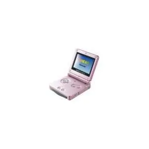 【送料無料】【中古】GBA ゲームボーイアドバンスSP 本体 パールピンク(箱説付き)