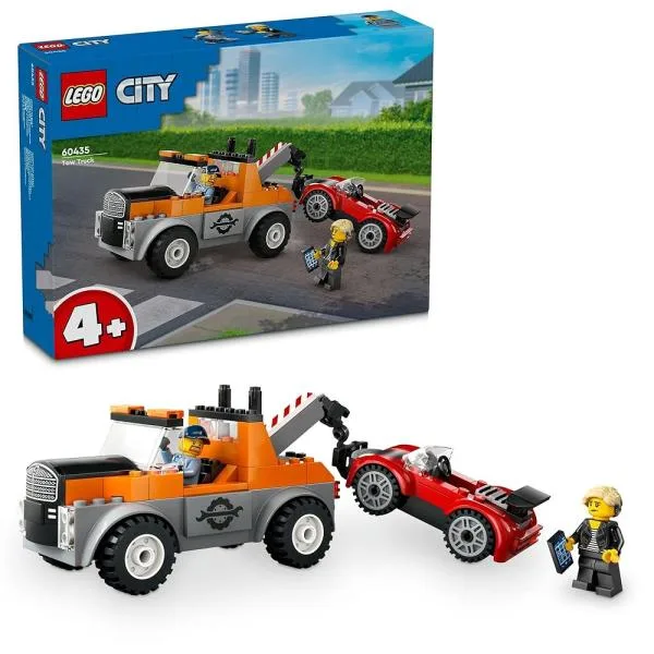 レゴ LEGO シティ レッカー車と故障したスポーツカー 60435 おもちゃ レゴブロック レゴシティ 車 ミニフィグセット