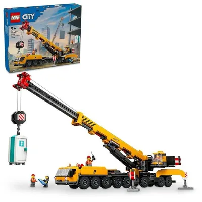 レゴ LEGO シティ きいろのクレーン車 60409 おもちゃ レゴブロック レゴシティ 工事現場 工事車両 作業車 働く車 ミニフィグセット