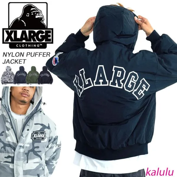 エクストララージ XLARGE ジャケット NYLON PUFFER JACKET ナイロン アウター 通学 通勤 メンズ ブランド 101263021010 爆買