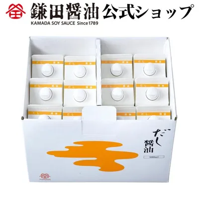 だし醤油 500ml 12本入 醤油 鎌田醤油 だし醤油 調味料 醤油 送料無料 お取り寄せ ギフト 爆買