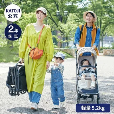 ベビーカー コンパクトベビーカー breeze ブリーズ 選べる2色 KATOJI カトージ katoji コンパクトにたためる 背面式
