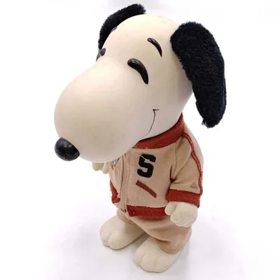 【中古】スヌーピー ソフビ 人形 SNOOPY 1958・1966 UNITED FEATURE SYNDICATE INC シンジケート社 ビンテージ フィギュア