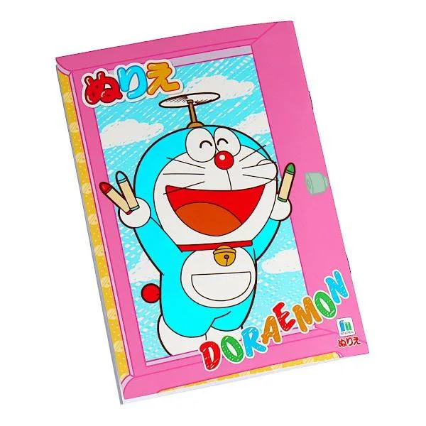 ぬりえ ドラえもん A5サイズ 32ページ (100円ショップ 100円均一 100均一 100均)