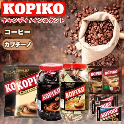【KOPIKO】 【韓国ドラマで大人気】 コピコ 32g コーヒーキャンディ 飴 カプチーノキャンディ ブリスターパック 袋入り コーヒー ミルク 珈琲 ノンシュガー 無糖
