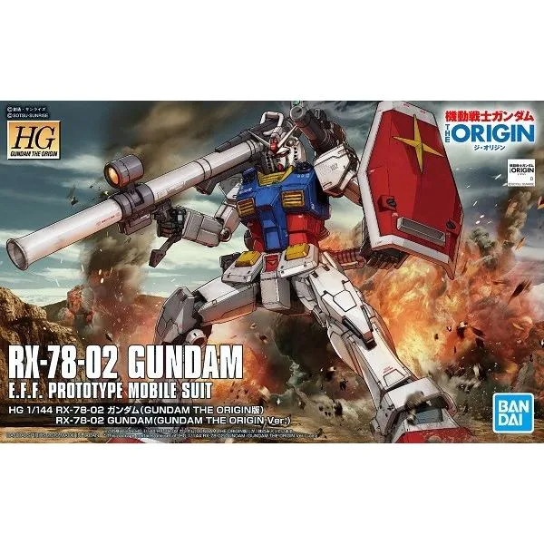 HG 1/144 (026) RX-78-02 ガンダム (機動戦士ガンダム THE ORIGIN) 新品 ガンプラ プラモデル