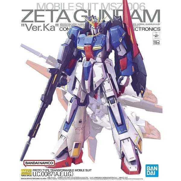 1/100 MSZ-006 ゼータガンダム Ver.Ka (機動戦士Zガンダム) 新品MG ガンプラ マスターグレード プラモデル
