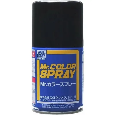S33 つや消しブラック 新品塗料 GSIクレオス Mr.カラースプレー 模型用塗料