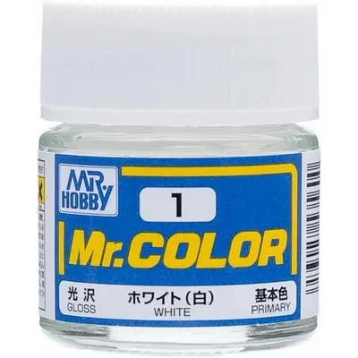 C1 ホワイト(白) 新品塗料 GSIクレオス Mr.カラー 模型用塗料