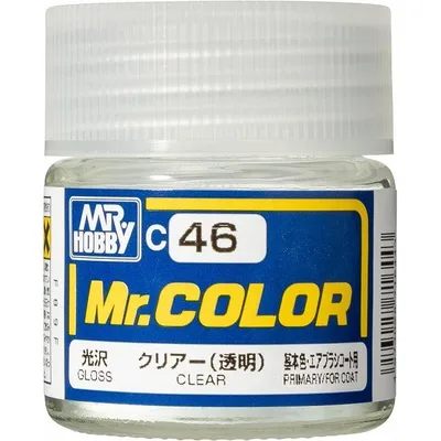 C46 クリアー(透明) 新品塗料 GSIクレオス Mr.カラー 模型用塗料