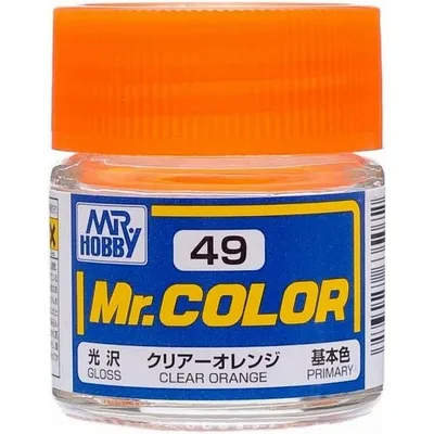 C49 クリアーオレンジ 新品塗料 GSIクレオス Mr.カラー 模型用塗料
