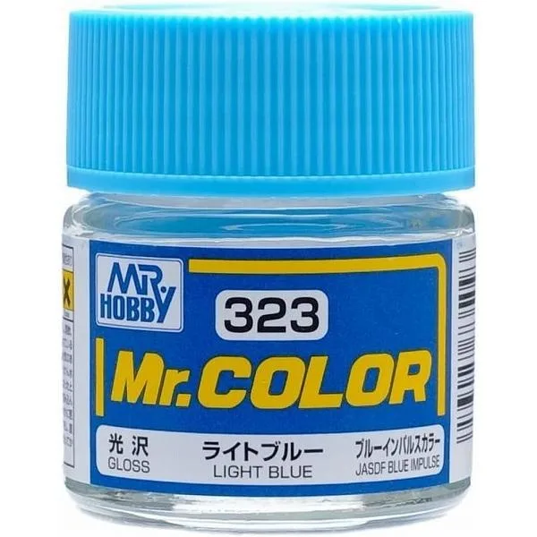 C323 ライトブルー 新品塗料 GSIクレオス Mr.カラー 模型用塗料