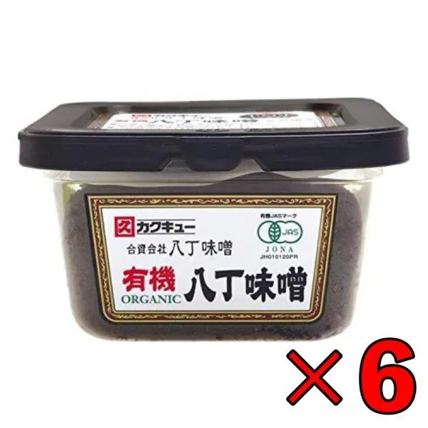 カクキュー八丁味噌 有機八丁味噌カップ 300g 6個 有機JAS 八丁味噌 カップ まとめ買い ランキング ポイント消化 爆買