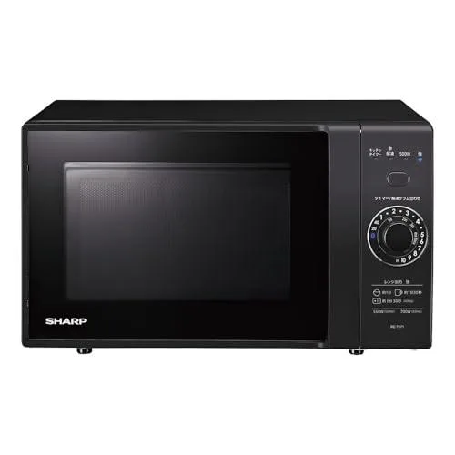 シャープ 電子 レンジ 単機能 フラット テーブル RE-T171-B ブラック 17L カンタン操作一人暮らし シンプル ヘルツフリー