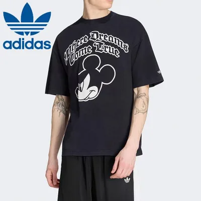 アディダス オリジナルス ディズニー ミッキーマウス ドリームス 半袖 Tシャツ DISNEY MICKEY MOUSE DREAMS T-SHIRT IA4402 Black ブラック 正規取扱店
