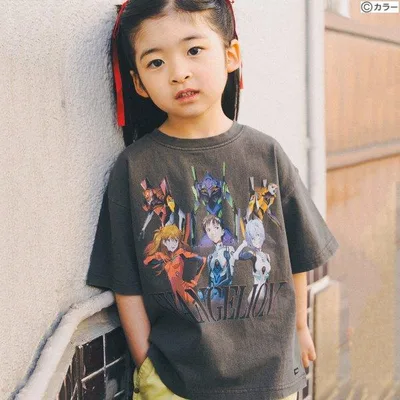 10%OFFセール 半袖Tシャツ 新世紀エヴァンゲリオン 男の子 女の子 キッズ 子供服 100-140cm F.O.KIDS エフオーキッズ K 2502 60
