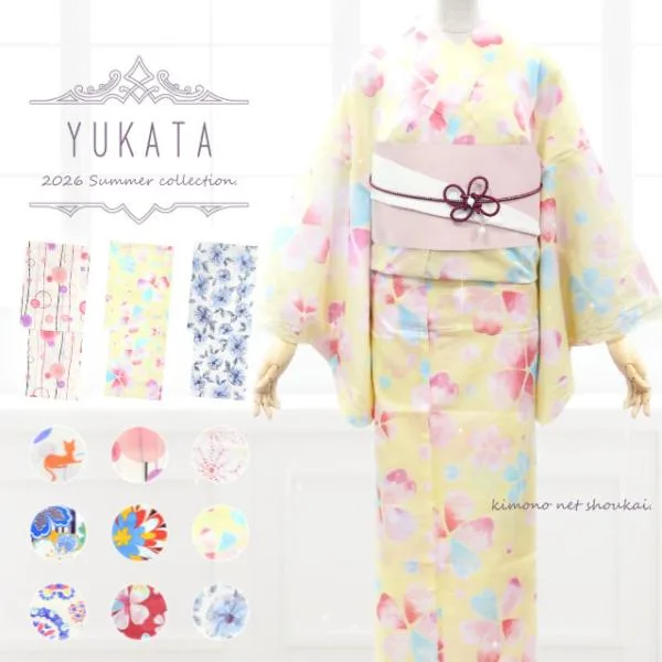 2026 浴衣 単品 13990 レディース 女性 yukata ゆかた ユカタ レトロ モダン 大人 浴衣単品 フリーサイズ