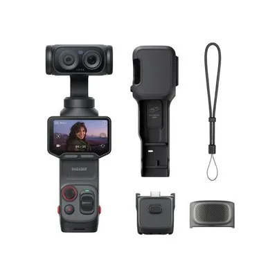Insta360 CINSABTA-LUNAULTRA01 ジンバルカメラ insta360 Luna デュアルレンズ搭載 1インチ8Kセンサー採用 OLEDタッチスクリーン ブラック
