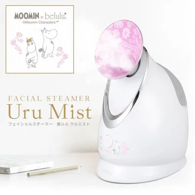 スチーマー フェイススチーマー バレンタイン 美顔器【moomin&美ルル ウルミスト】微粒子ミスト ギフト 乾燥対策 肌荒れ 保湿 年末年始特別価額
