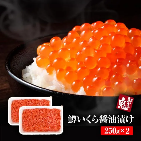お中元 ギフト 鱒 いくら 醤油 漬け 500g (250g×2) 贈り物 御祝 小分け 便利