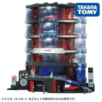 タカラトミー tomica+ Automated tomica PARKING with showroom トミカ パーキング ショールーム 立体駐車場 くるま 車 乗り物 おもちゃ