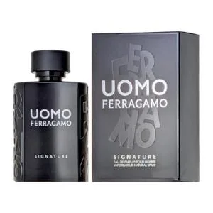 並行輸入品 サルヴァトーレ フェラガモ Ferragamo ウォモ シグネチャー オーデパルファム EDP SP 100ml 【香水】【あすつく】