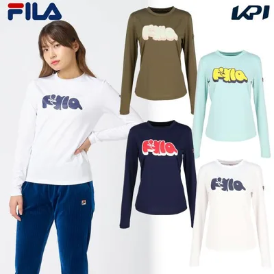 フィラ FILA テニスウェア レディース ロングスリーブグラフィックTシャツ CZ6FGW025 2026FW