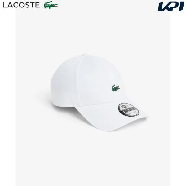 ラコステ LACOSTE テニスキャップ・バイザー メンズ ラコステ×ニューエラ 9FORTY ワニロゴワンポイントキャップ RK7305-99-001 2026FW『即日出荷』
