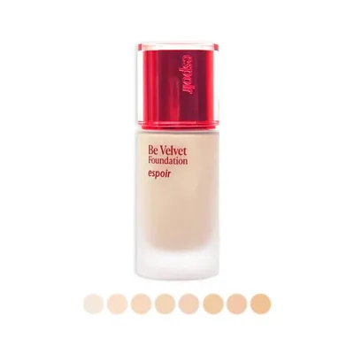 espoir エスポア ビーベルベットファンデーション spf22 pa++ 30g リキッドファンデ 単品 韓国コスメ 正規品