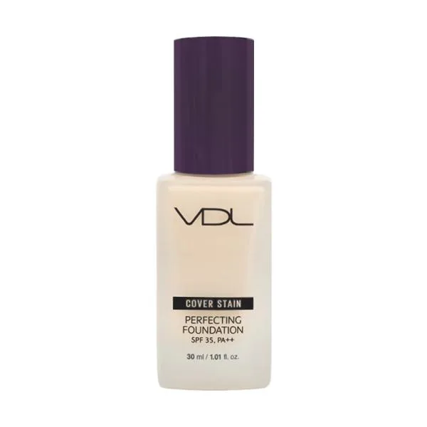 vdl ブイディーエル カバーステインパーフェクティングファンデーション 30ml spf35 pa++ リキッドファンデーション 単品 韓国コスメ 正規品