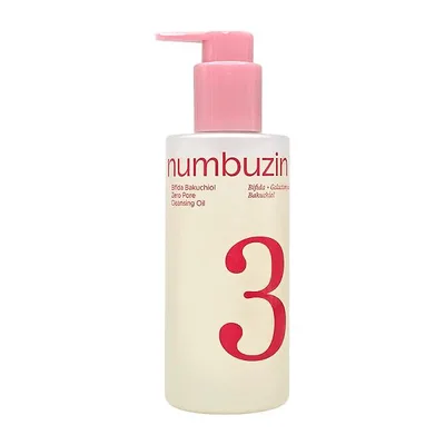 numbuzin ナンバーズイン 3番 もちすべ毛穴ケアセラムクレンジング 200ml 3番クレンジングオイル メイク落とし 単品 韓国コスメ 正規品