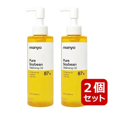 2個セット 魔女工場 manyo マニョ ピュアソイビーンクレンジングオイル 200ml ピュアクレンジングオイル 洗顔オイル 毛穴ケア 韓国コスメ 正規品