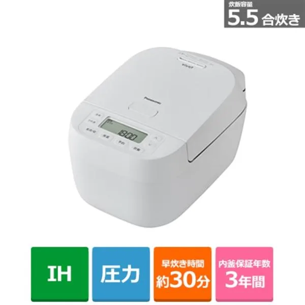Panasonic(パナソニック) 可変圧力IHジャー炊飯器 おどり炊き SR-N310D-W