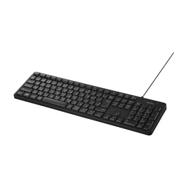 バッファロー(Buffalo) BSKBU340BK USB接続 有線キーボード 静音設計モデル ブラック