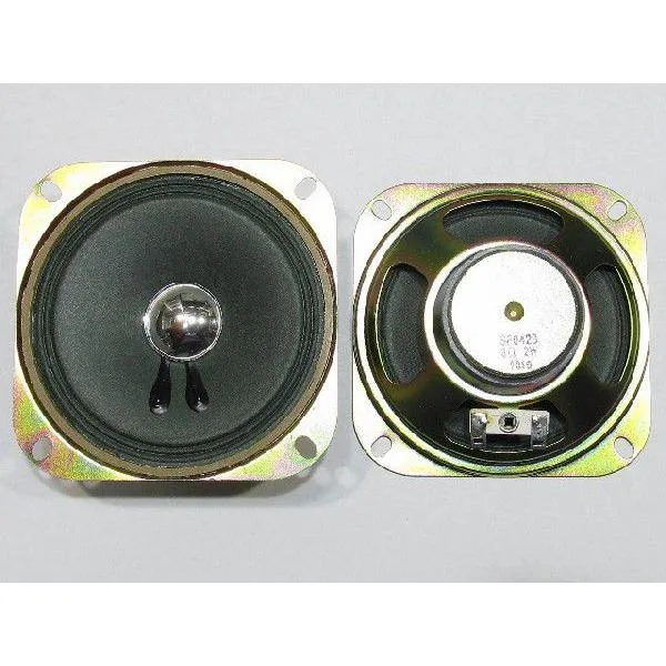 スピーカー 100mm 8Ω 5W ツバ付き 2個 送料込み