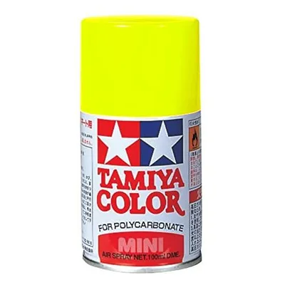 タミヤTAMIYA ポリカーボネートスプレー PS-27 蛍光イエロー 模型用塗料 86027