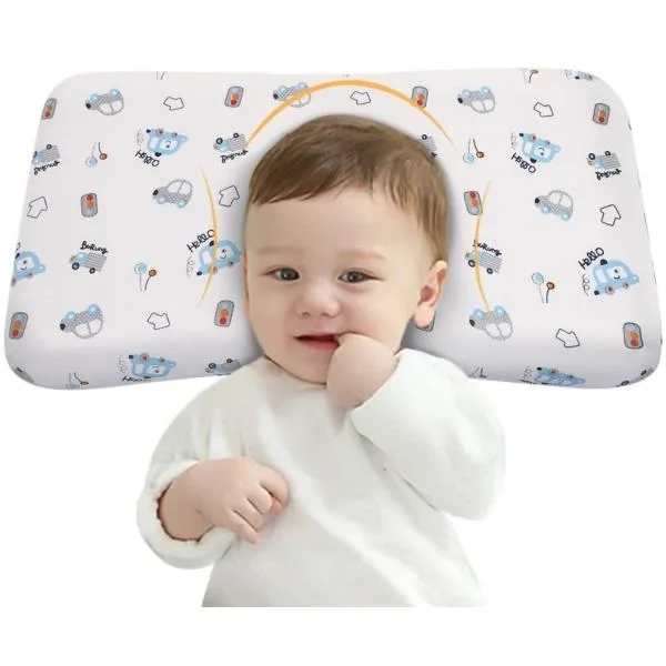 Adokoo Baby Pillow, Pillow that Improves the Shape of the Head, Baby Pillow, Newborn Pillow, Prevents Orientation, Baby Pillow, Prevents Precipices, Oblique Head, Donut Pillow, Baby Products, Children's Pillow, Baby Gift, Gift