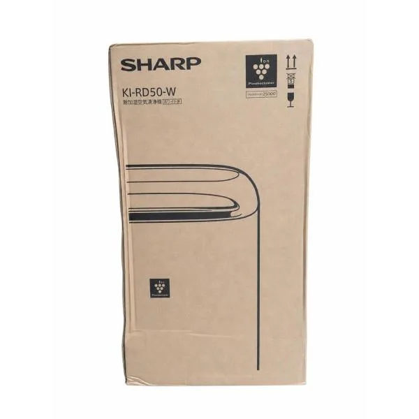 Sharp KI-RD50-W เครื่องฟอกอากาศลดความชื้นและปรับความชื้นพลาสม่าคลัสเตอร์ 25000 สีขาว Series