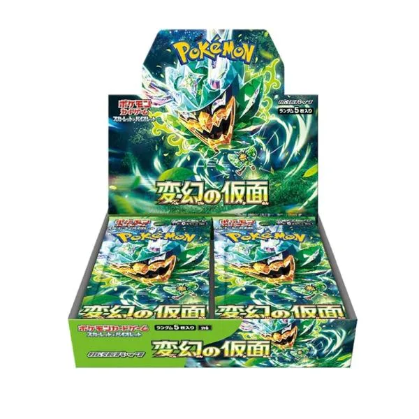 正規シュリンク付き 未開封BOX ポケモンカードゲーム スカーレット&バイオレット 拡張パック 変幻の仮面