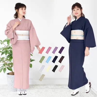 (色無地袷着物) 洗える着物 袷 着物 単品 レディース 女性 kimono きもの ポリエステル 喪服 10代 20代 30代 40代 大きいサイズ トールサイズ S M L TL BL(rg)