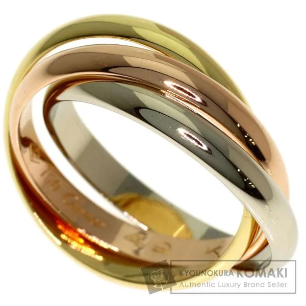 CARTIER カルティエ トリニティ SM #49 リング・指輪 K18イエローゴールド レディース 中古