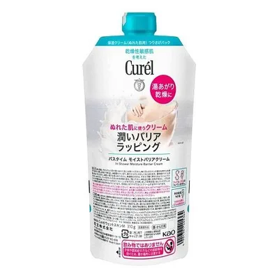 【医薬部外品】キュレル バスタイム モイストバリアクリーム 付替 310g