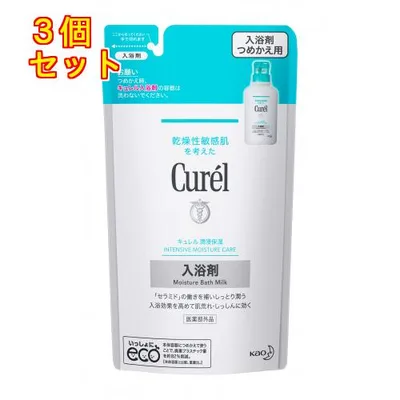 【医薬部外品】キュレル 薬用 入浴剤 詰替 360mL×3個