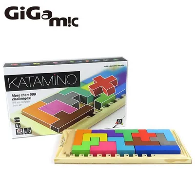 Gigamic ギガミック KATAMINO GZKC カタミノ ボードゲーム パズル 知育玩具 脳トレ 木のおもちゃ 積み木 キッズ 3.421271.302018