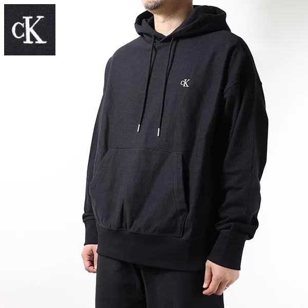 Calvin Klein Jeans カルバンクラインジーンズ プルオーバーパーカー Premium Terry Monogram Hoodie 4RC278G メンズ レディース フーディ 長袖
