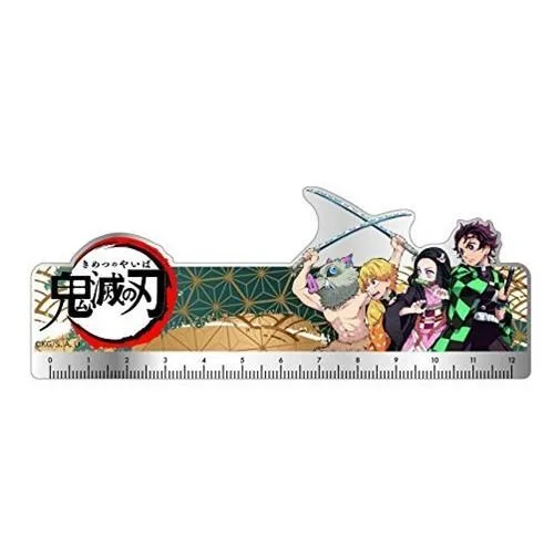 鬼滅の刃 定規 ものさし かまどたんじろう アニメ キャラクター ねずこ いのすけ ぜんいつ アクリル定規 鬼滅 きめつ 正規品 きめつのやいば 爆買