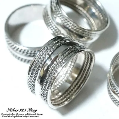 925 Silver Men's and Women's Rings Simple Dots Simple Rings Designed with Dots and Lines Men's Volume Accessories Free Shipping