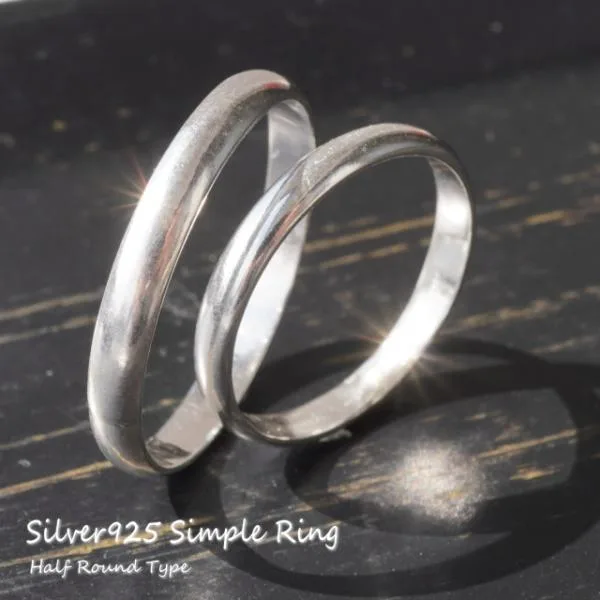 シルバーリング 指輪 ピンキーリング 親指リング 幅3mm シンプル 甲丸線 メンズ レディース ユニセックス シルバー925 silver925 シルバーアクセサリー 細身